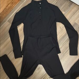 90 Degree By Reflex Black Skinny Jumpsuit Professional Fit